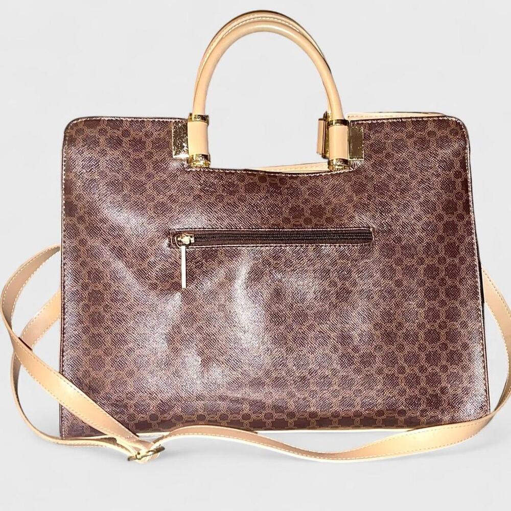 Ivanka Trump Monogram Briefcase Style Tote Bag - FLAWED